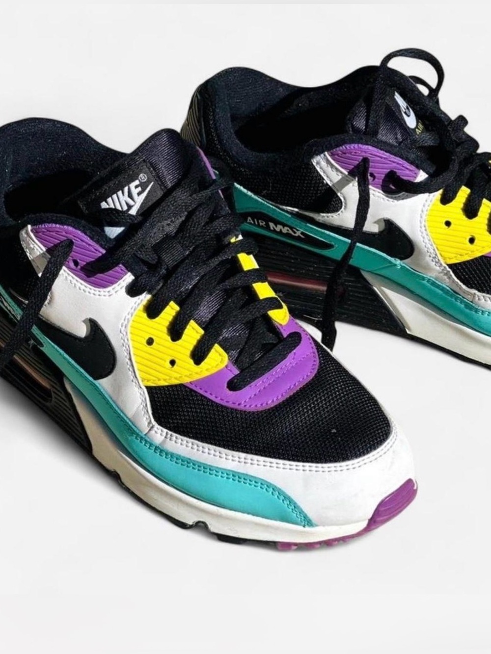Nike Air Max 90 Essential | Black Bright Violet | Men's 8